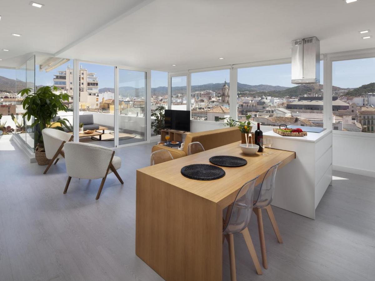 Inmalaga Penthouse Atarazanas Daire Dış mekan fotoğraf